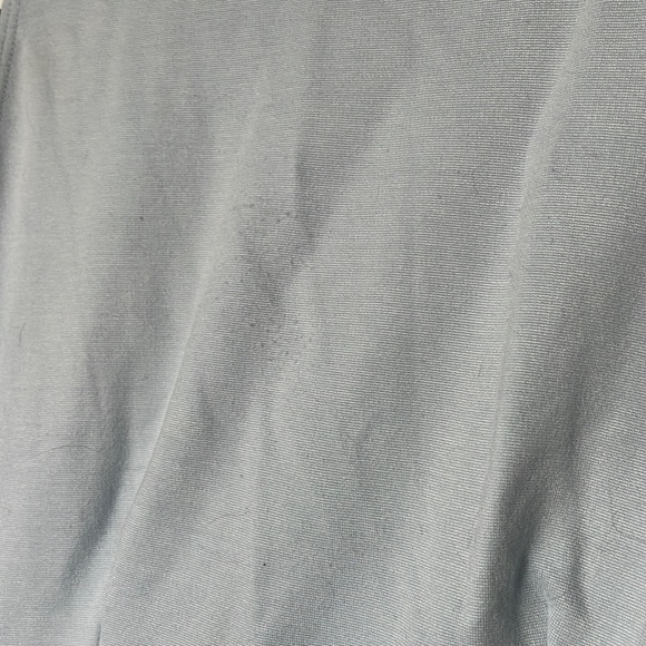 American Apparel Light Blue Ponte Backless Skater Dress Size Small - Picture 6 of 7